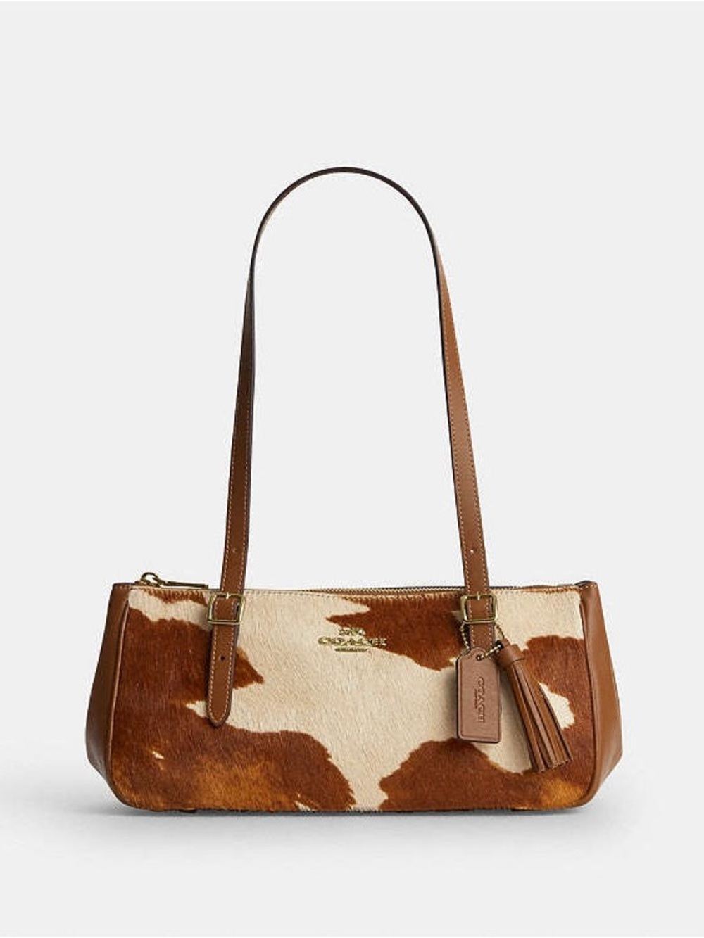Coming soon NWT Coach Asher Shoulder Bag In Haircalf With Cow Print